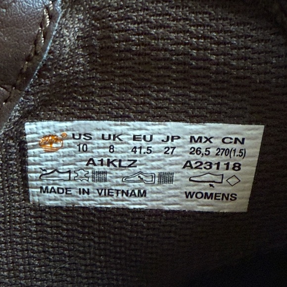 Timberland Dausette Sneaker Boot Wheat brown Nubuck Women’s Shoes Size 10 - Picture 6 of 7